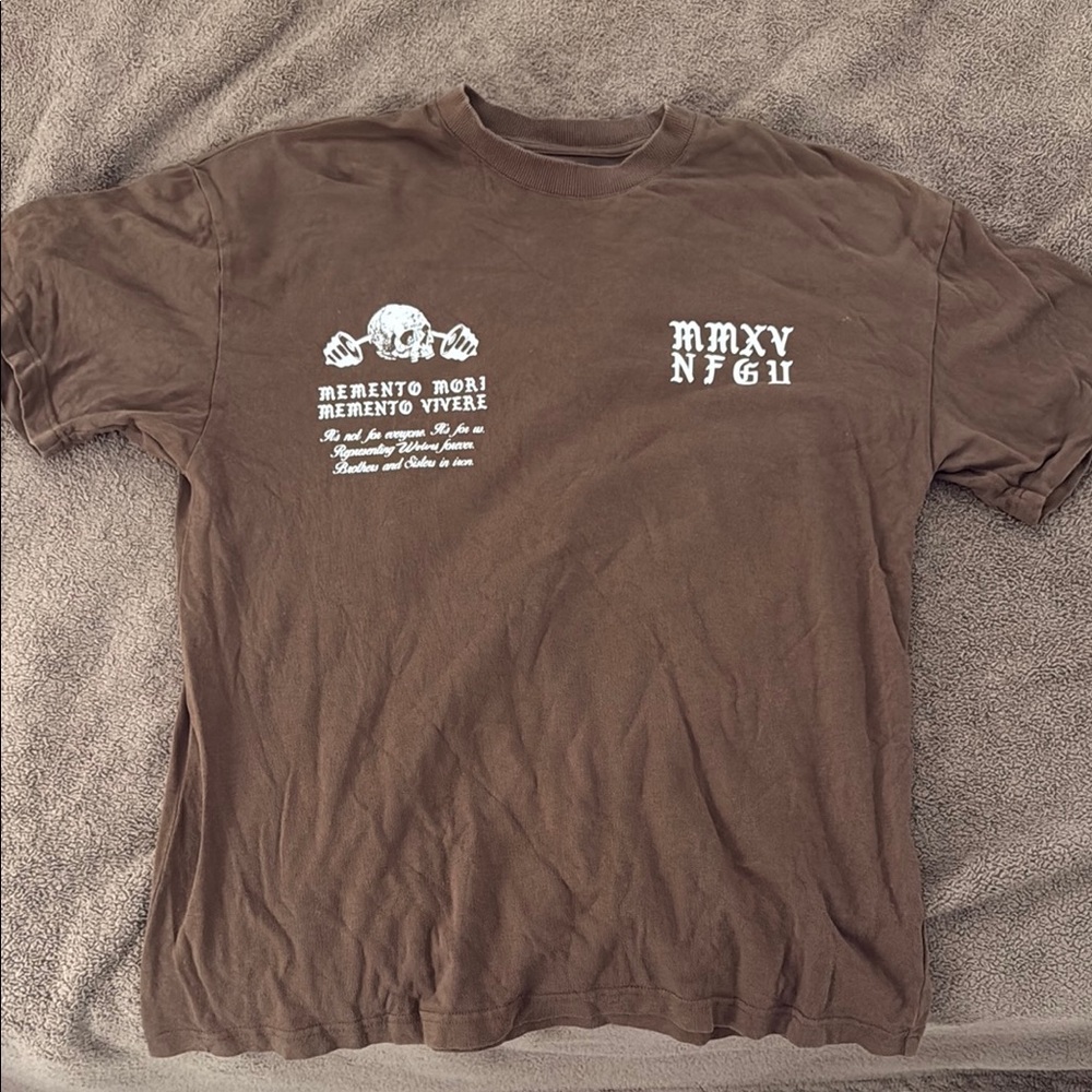 Brown Graphic T-Shirt